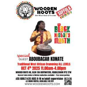 Wooden Roots Suffolk workshop Aboubacar Konate