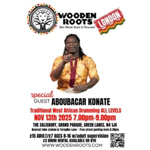 Djembe drumming, Aboubacar Konate, London