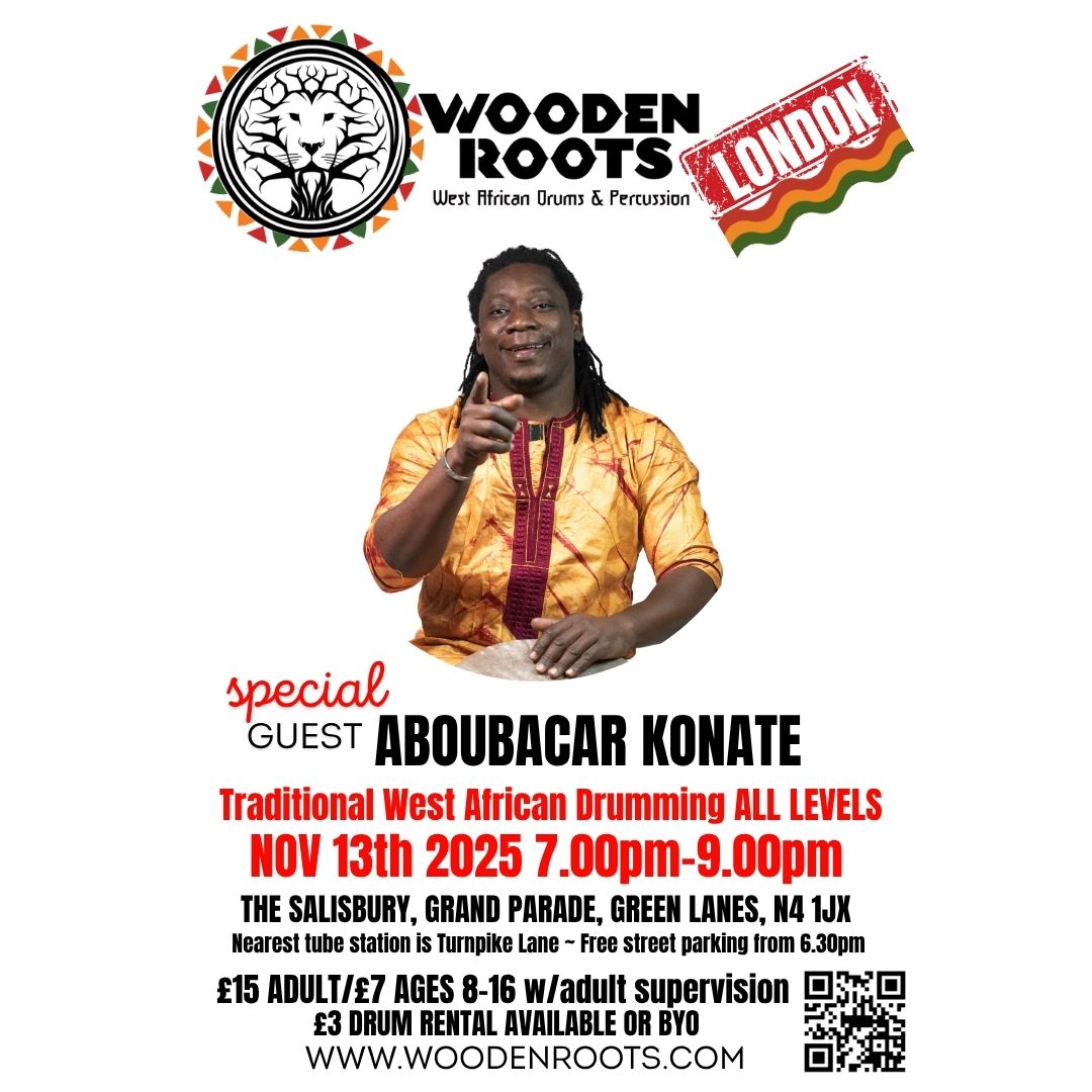 Djembe drumming, Aboubacar Konate, London