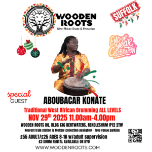 Wooden Roots Suffolk workshop Aboubacar Konate
