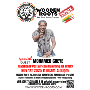 Wooden Roots Suffolk workshop Mohamed Gueye
