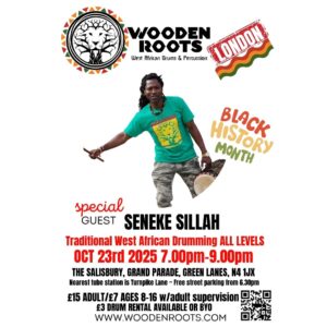 Djembe, African drumming, London, Seneke Sillah
