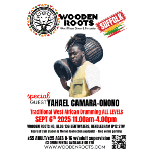 Wooden Roots Suffolk workshop Yahael Camara-Onono